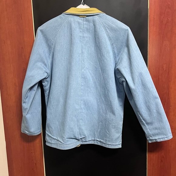STAUD Yellowstone reversible cotton-blend twill and chambray jacket Size Small - Picture 12 of 15